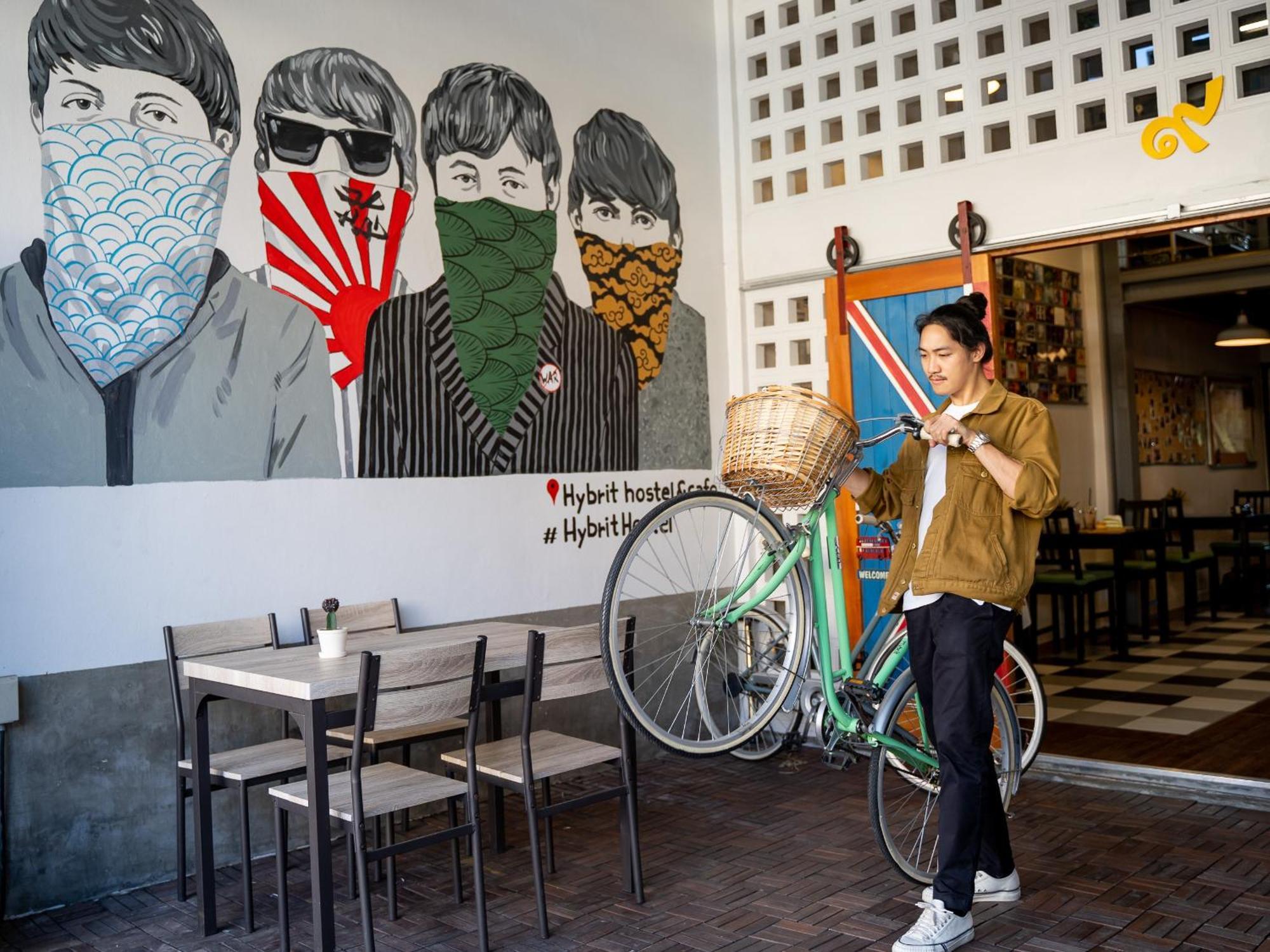 Hybrit Hostel&Cafe Hat Yai Ngoại thất bức ảnh